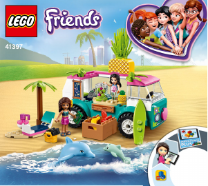 Käyttöohje Lego set 41397 Friends Mehuauto