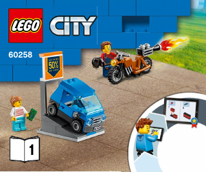 Brugsanvisning Lego set 60258 City Motorværksted
