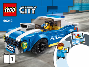 Návod Lego set 60242 City Policajná naháňačka na diaľnici
