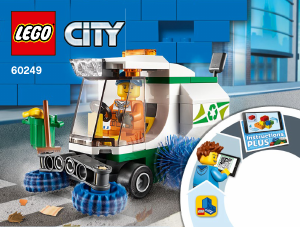 Manual Lego set 60249 City Street sweeper