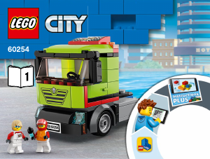 Manual Lego set 60254 City Transportador de Barco de Corrida