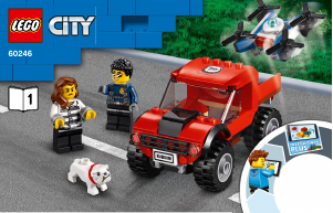 Manuál Lego set 60246 City Policejní stanice