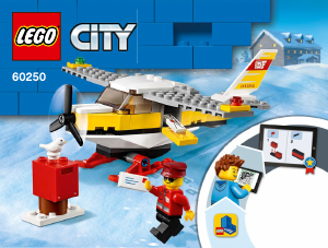 Manual Lego set 60250 City Mail plane