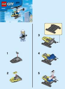 Manual Lego set 30367 City Police helicopter