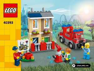 Manual Lego set 40393 Promotional Legoland fire academy