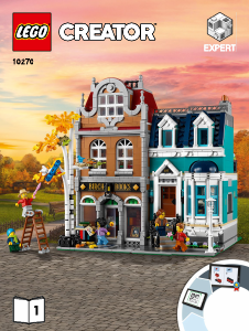 Manual Lego set 10260 Creator Bookshop