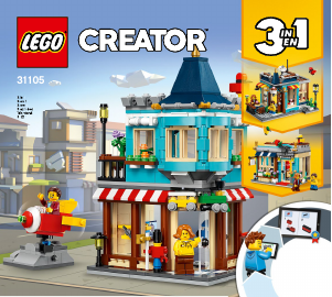 Mode d’emploi Lego set 31105 Creator Le magasin de jouets du centre-ville