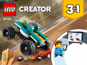 Kullanım kılavuzu Lego set 31101 Creator Canavar Kamyon