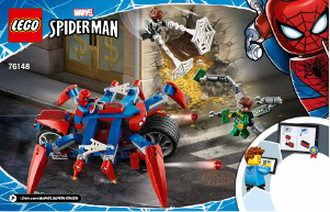 Bruksanvisning Lego set 76148 Super Heroes Spider-Man mot Doc Ock