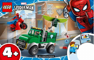 Vadovas Lego set 76147 Super Heroes Grobuonies sunkvežimio apiplėšimas