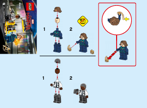 Manual Lego set 30453 Super Heroes Captain Marvel and Nick Fury