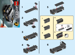 Manuale Lego set 30342 Speed Champions Lamborghini Huracan Super Trofeo Evo