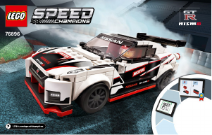 Manual Lego set 76896 Speed Champions Nissan GT-R NISMO