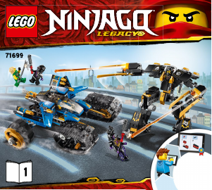 Használati útmutató Lego set 71699 Ninjago Viharjáró