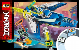 Használati útmutató Lego set 71709 Ninjago Jay és Lloyd versenyjárművei