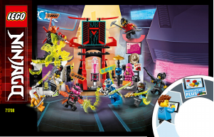 Käyttöohje Lego set 71708 Ninjago Pelaajien tori