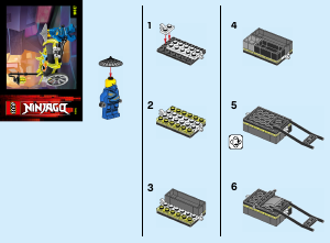 Handleiding Lego set 30537 Ninjago Avatar Jay handelaar