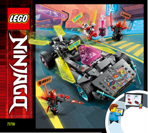 Manuale Lego set 71709 Ninjago I bolidi di velocità di Jay e Lloyd