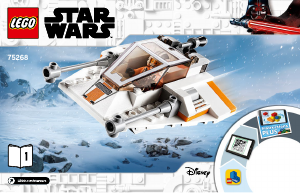 Manual Lego set 75268 Star Wars Snowspeeder