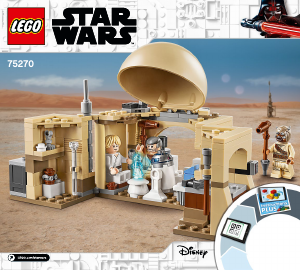 Manual Lego set 75270 Star Wars Obi-Wans hut
