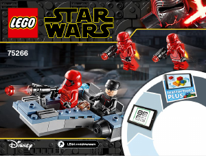 Vadovas Lego set 75266 Star Wars Sitų karių kovos rinkinys