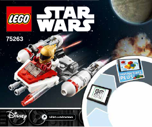 Manual Lego set 75263 Star Wars Resistance Y-Wing Microfighter