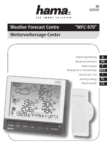 Manuál Hama WFC-970 Meteostanice