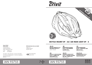 Manual Crivit IAN 93755 Bicycle Helmet