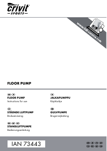 Bedienungsanleitung Crivit IAN 73443 Fahrradpumpe