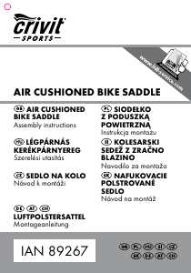 Bedienungsanleitung Crivit IAN 89267 Fahrradsattel
