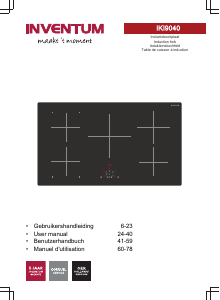 Handleiding Inventum IKI9040 Kookplaat