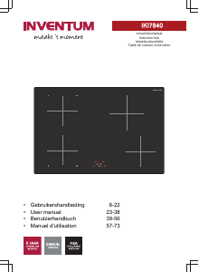 Handleiding Inventum IKI7840 Kookplaat