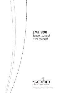 Handleiding Scandomestic EMF 990 Afzuigkap