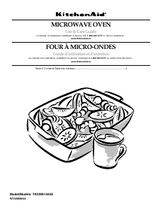 Bruksanvisning KitchenAid YKCMS1555SS1 Mikrovågsugn