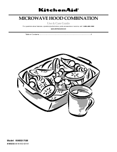 Bruksanvisning KitchenAid KHMS175MWH0 Mikrovågsugn