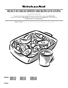 Manual KitchenAid KBHV109PSS01 Microwave