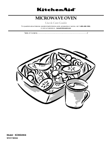 Bruksanvisning KitchenAid KCMS2055SSS0 Mikrovågsugn