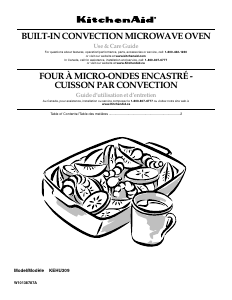 Mode d’emploi KitchenAid KEHU309SSS04 Micro-onde