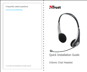 Bruksanvisning Trust 15481 Insonic Chat Headset