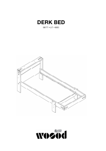 Manual Woood Derk Estrutura de cama