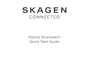 Bruksanvisning Skagen SKT1100 Connected Smartklokke