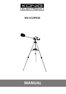 Mode d’emploi König KN-SCOPE40 Télescope