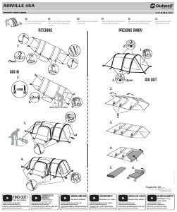 Manual Outwell Airville 4SA Tent