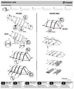 Manual Outwell Parkdale 4PA Tent