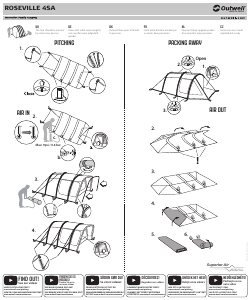 Manual Outwell Roseville 4SA Tent