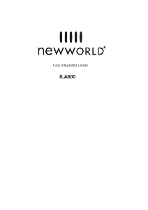 Bruksanvisning New World ILA800 Kylskåp