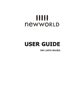 Bruksanvisning New World NWLAR55 Kylskåp