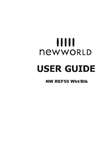 Bruksanvisning New World NWREF50 Kylskåp
