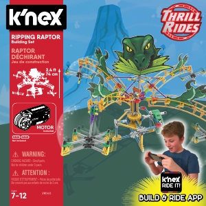 Mode d’emploi K'nex set 28040 Thrill Rides Ripping raptor