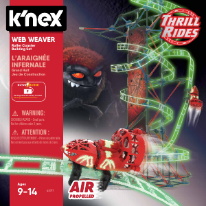 Manual K'nex set 45717 Thrill Rides Web weaver